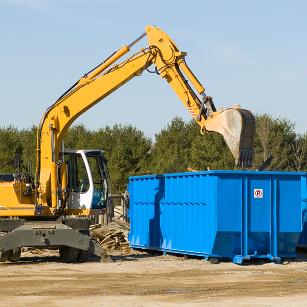 how many times can i have a residential dumpster rental emptied in Belle Valley OH